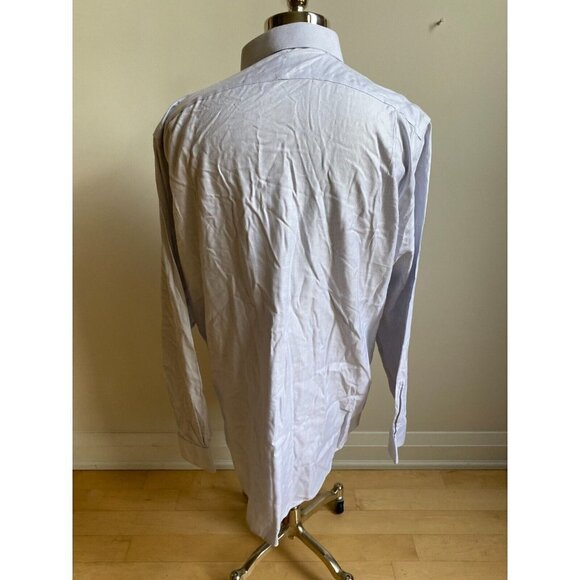 NORDSTROM Men's Shop Smart Care Dress Shirt Sz 17 Traditional Fit - Picture 5 of 8